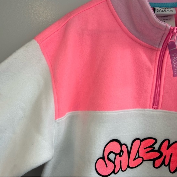 NWT Salem7 Pastel Fleece Quarter Zip High Neck Pullover Size Large - Picture 4 of 13